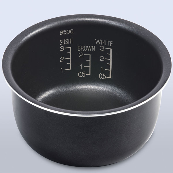 Zojirushi 3 Cup (Uncooked) Rice Cooker & Warmer, Silver Black